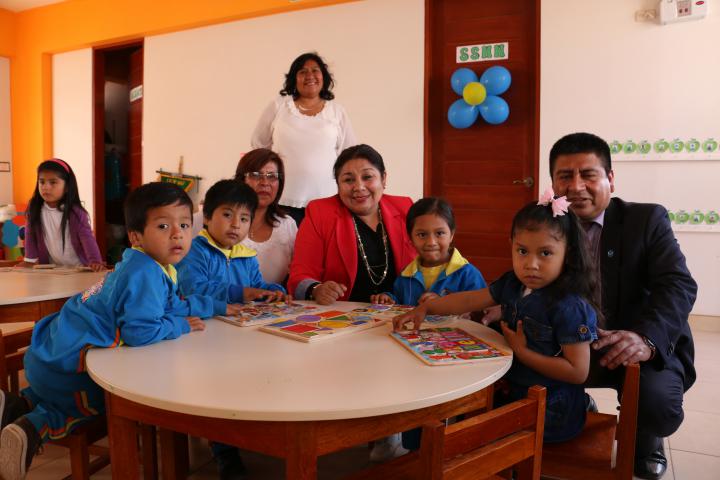 Iei 667 inauguro aulas modernas como un oasis en el desierto