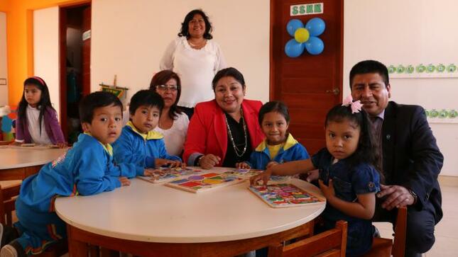 Iei 667 inauguro aulas modernas como un oasis en el desierto
