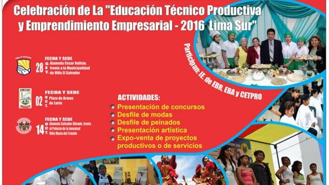 Feria técnico productiva y emprendimiento empresarial