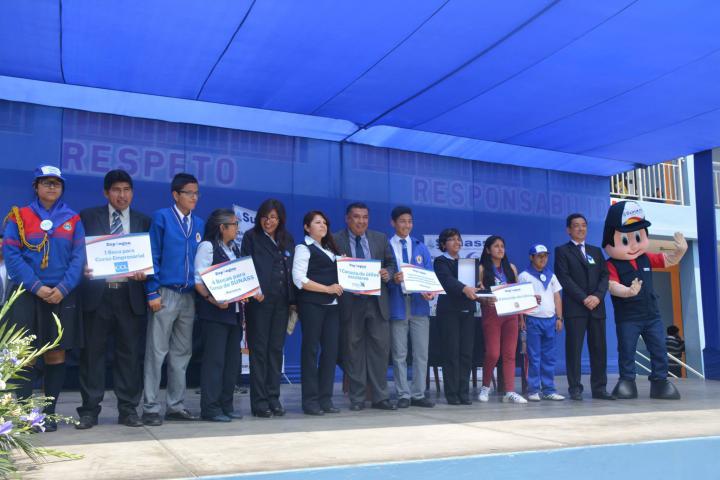 Sunass premió a colegios que reúsan y ahorran agua