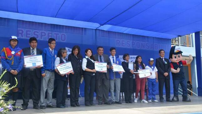 Sunass premió a colegios que reúsan y ahorran agua