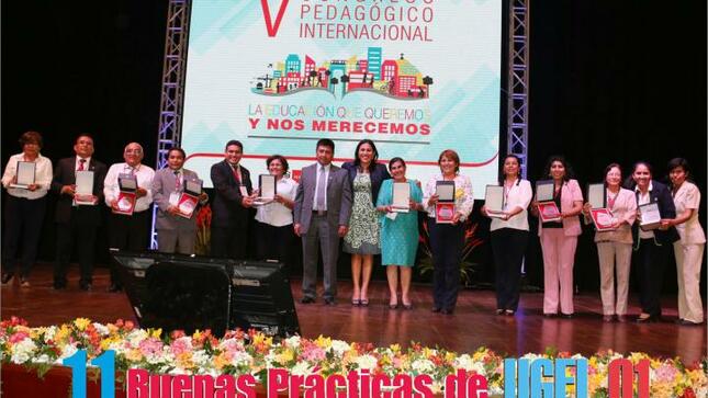 11 buenas prácticas fueron reconocidas en v congreso pedagógico