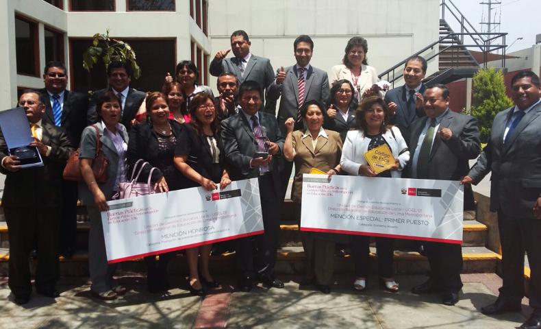 Ugel 01 premiada en dos categorías en v concurso buenas prácticas