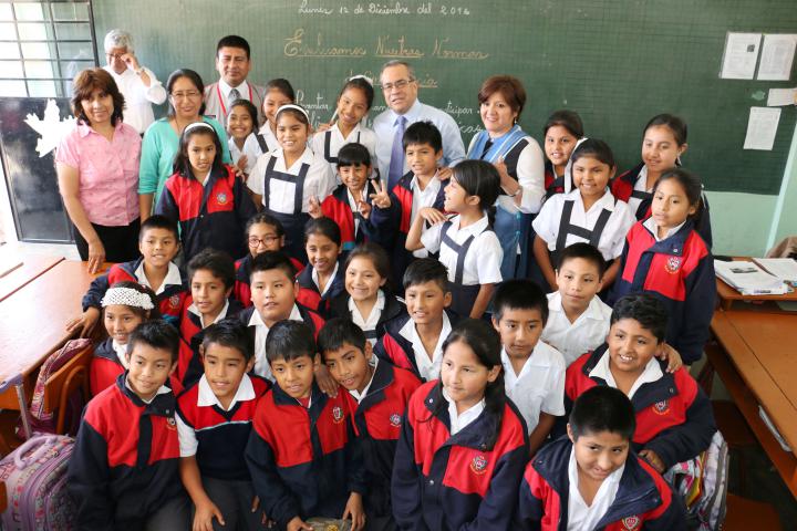 Ministro de educación supervisa ie fe y alegría 24 vmt