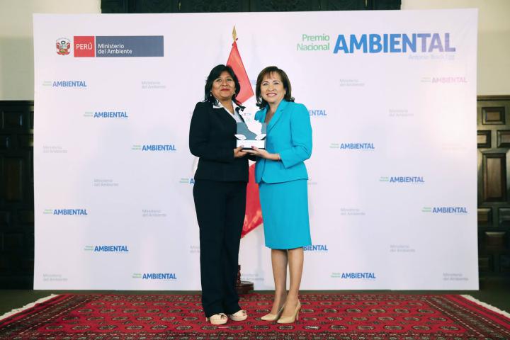 Ministerio del ambiente entregó premio nacional a iei 637