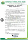 Vista preliminar de documento Resolución de Alcaldía 002-2023