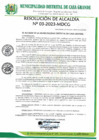 Vista preliminar de documento Resolución de Alcaldía 003-2023