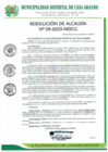 Vista preliminar de documento Resolución de Alcaldía 009-2023
