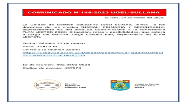 Comunicado N°148
