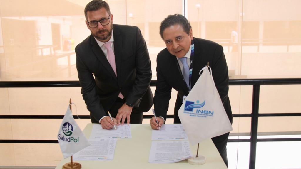 INEN firma convenio con Saludpol que permite seguir atendiendo a pacientes oncológicos del seguro policial