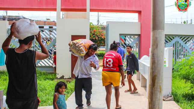 Llegamos desde Lajas para Lambayeque ofreciendo ayuda a los damnificados por fuertes lluvias. 