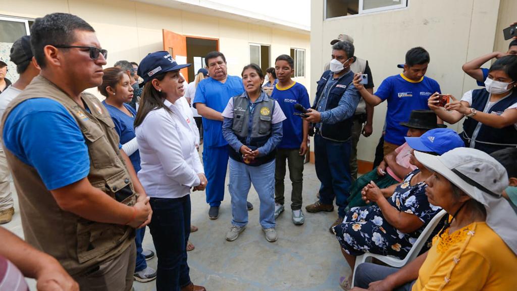 Huarochorí Centro de Salud El Valle afectado por la caída del huaico será puesto en operatividad