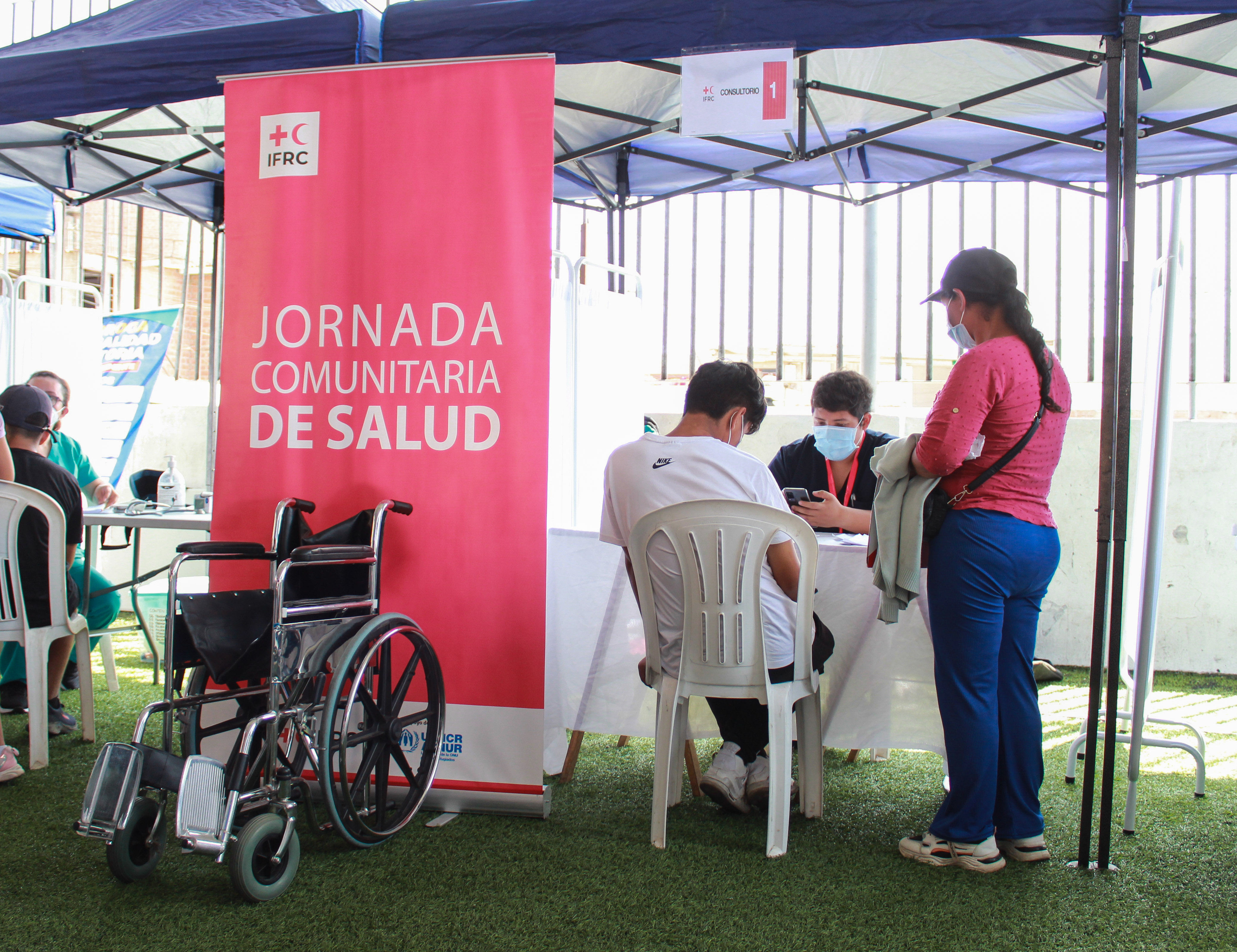 Personal de salud extranjero también participó de la jornada