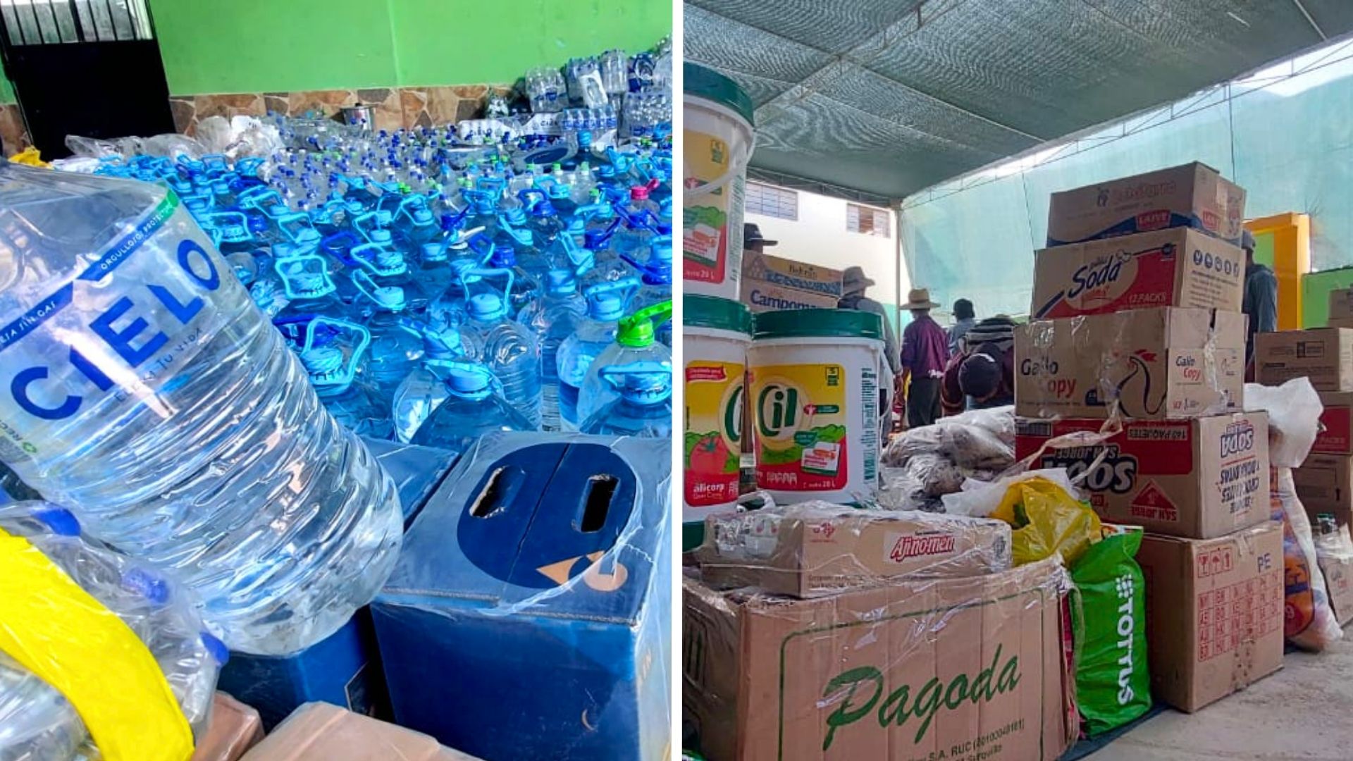 Entregan 8 toneladas de ayuda humanitaria para atender a familias afectadas por los huaicos en Mariatana