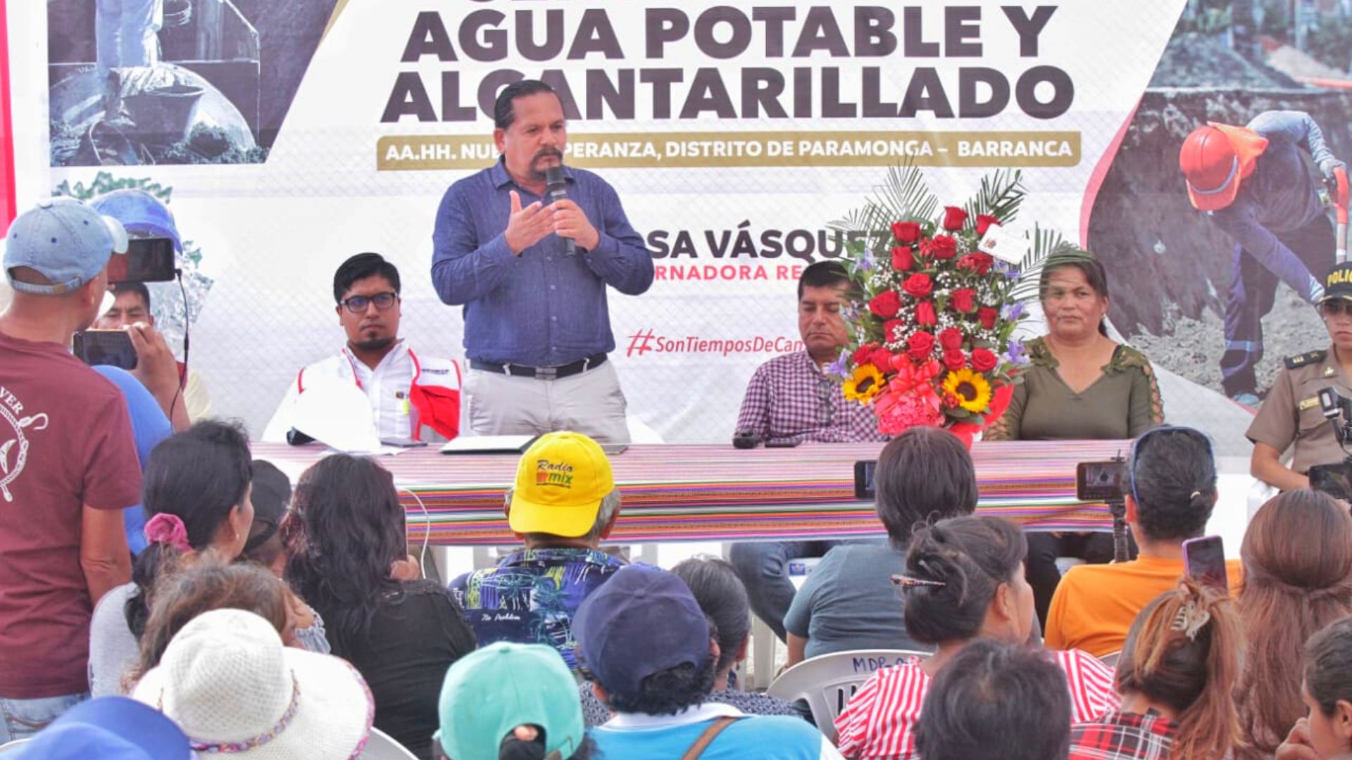 Gobierno Regional de Lima inicia obra de agua potable y alcantarillado en Paramonga - Barranca