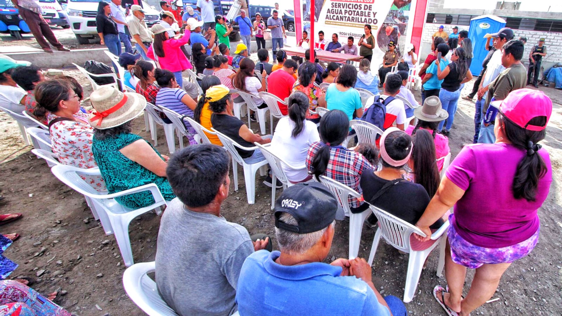 Gobierno Regional de Lima inicia obra de agua potable y alcantarillado en Paramonga - Barranca