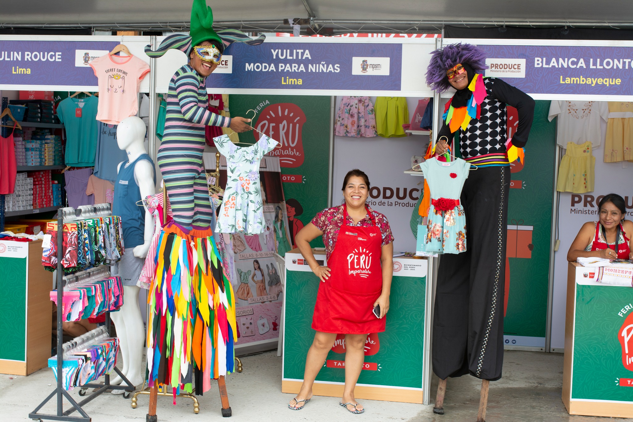 Empresaria MYPE participante de la Feria Perú Imparable - Tarapoto