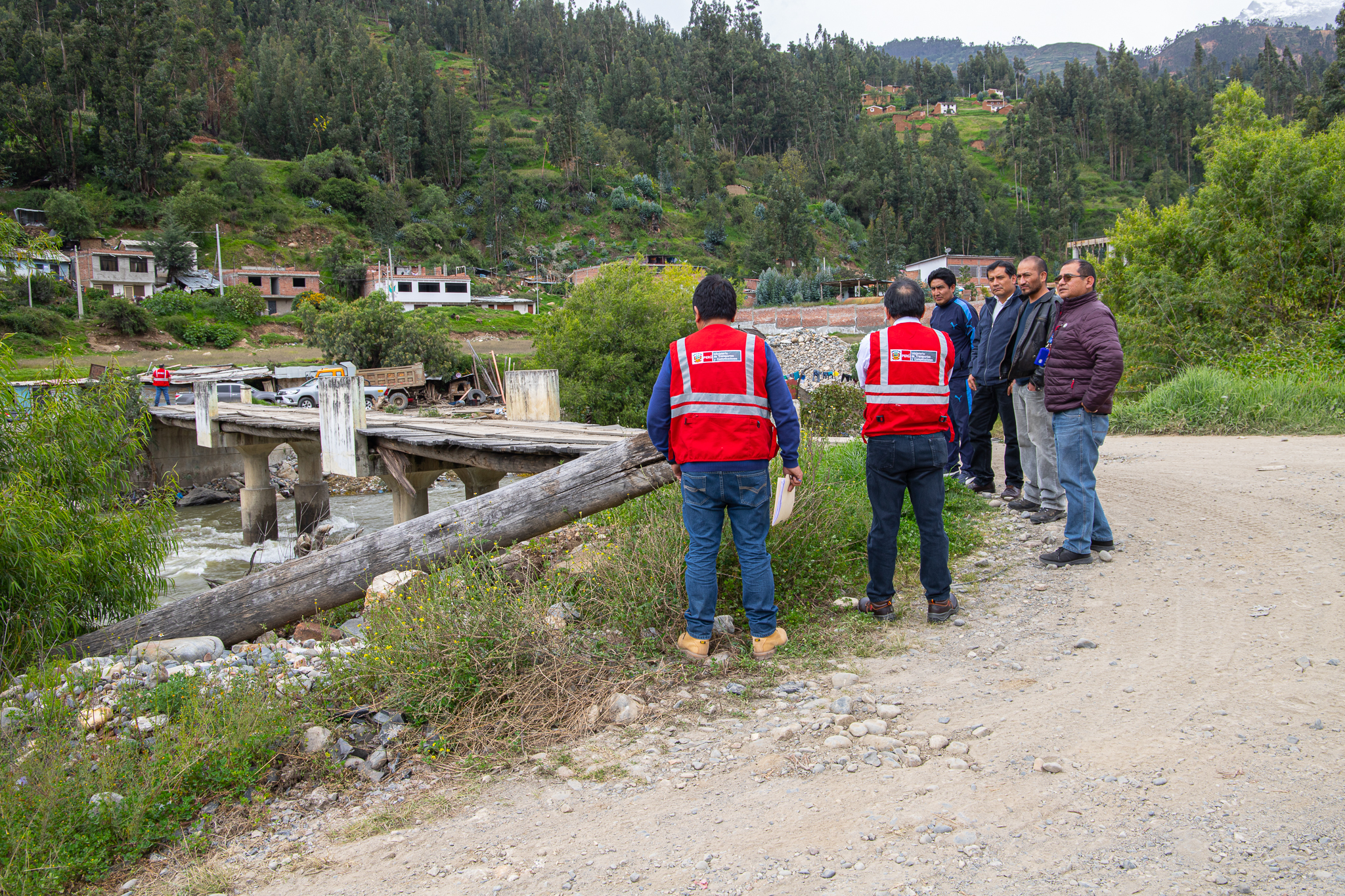 Imagen de inspección de puente