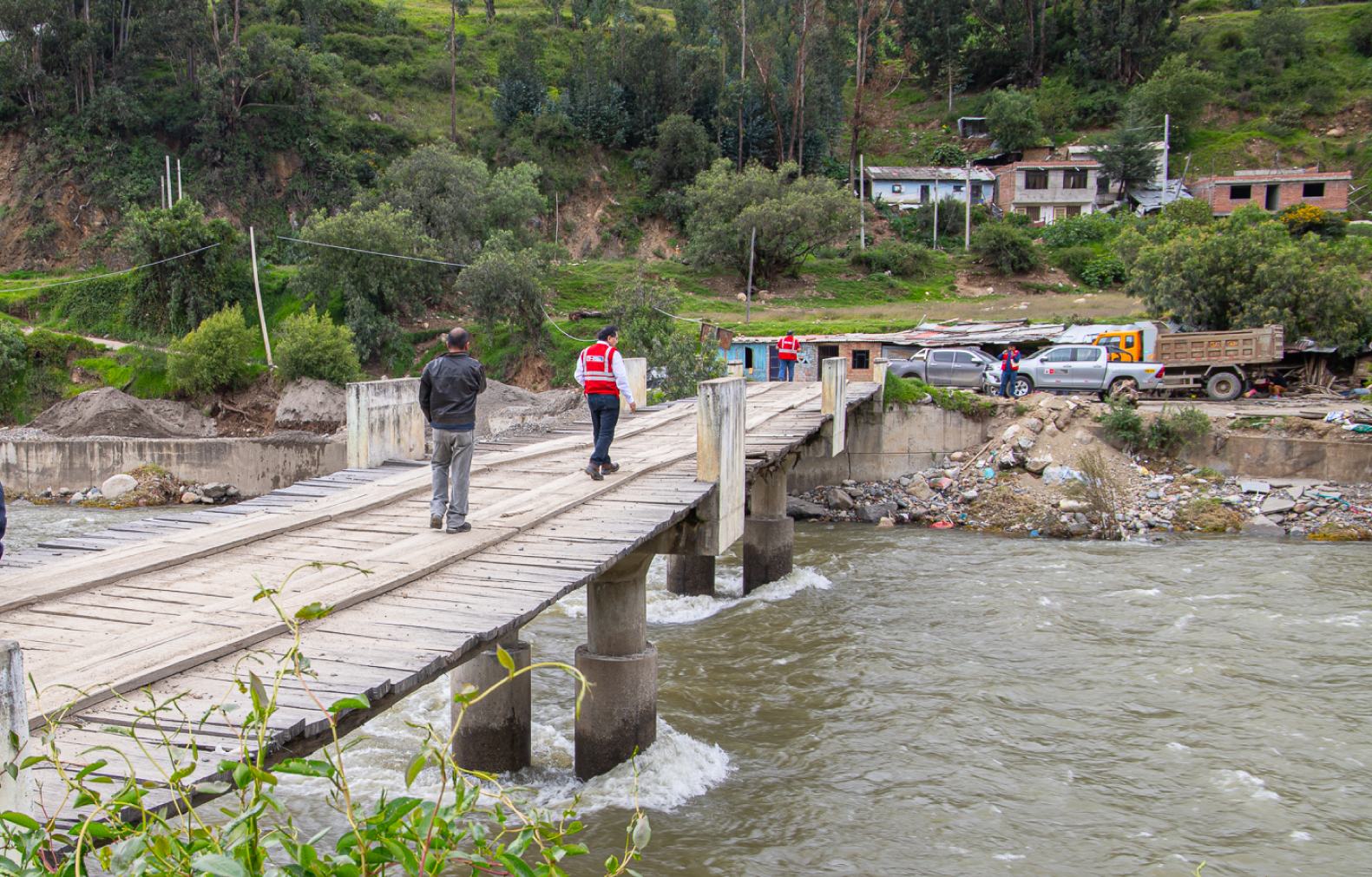 Imagen de inspección de puente