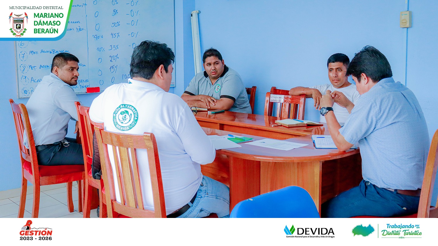 Reunión de coordinación de trabajo con DEVIDA