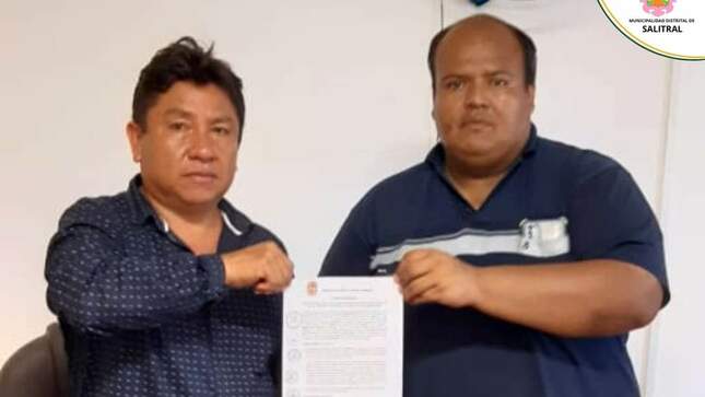 Alcalde Distrital de Salitral y Presidente de la Liga Distrital de Fútbol