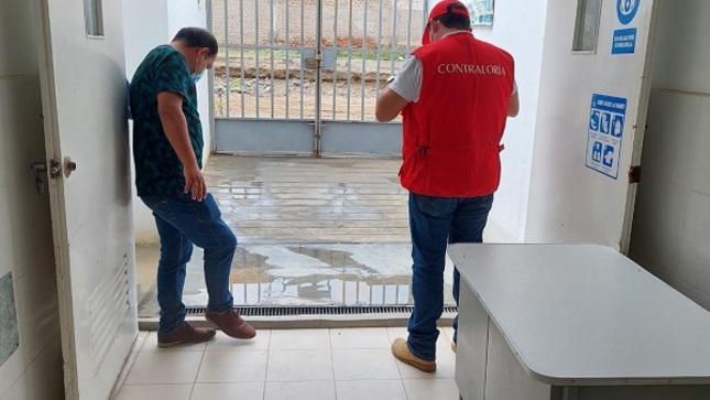 Contraloría constata daños en centros de salud de Sullana Piura
