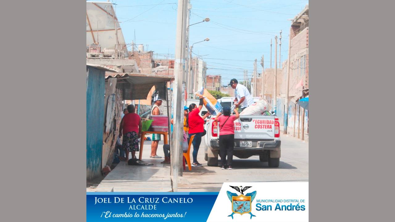 Se Realizó El Recojo De Donaciones Casa Por Casa En La Zona Norte Del Distrito De San Andrés