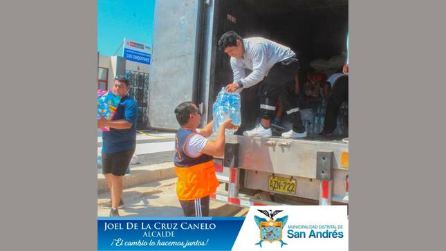 Municipalidad De San Andrés Realizó El Traslado De Las Donaciones Hacia El Distrito De Huáncano.