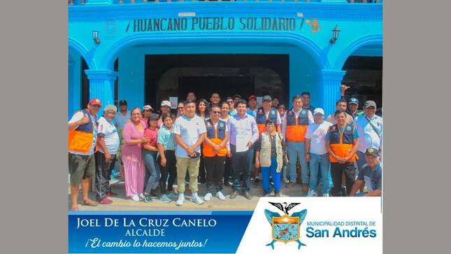 Se Realizó La Entrega De Las Donaciones De La Municipalidad Y Población De San Andrés Al Alcalde De Huáncano.