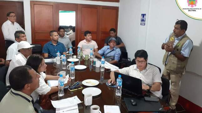 Gerencia de Desarrollo Económico Local y líderes agrarios, asisten a las Oficinas del PEIHAP