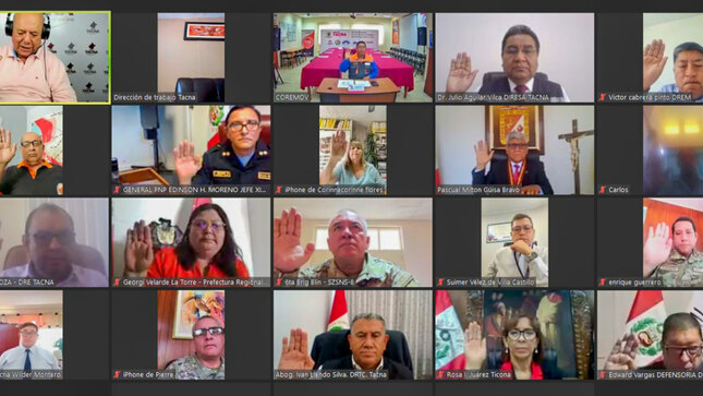 Juramenta Comité Regional de Movilización de Tacna
