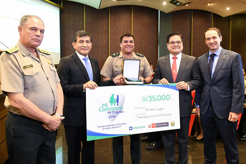 El ministro del Interior, Carlos Morán, presidió hoy la ceremonia de premiación del III Concurso Nacional “Mi Comisaría, Mi Orgullo 2019”.