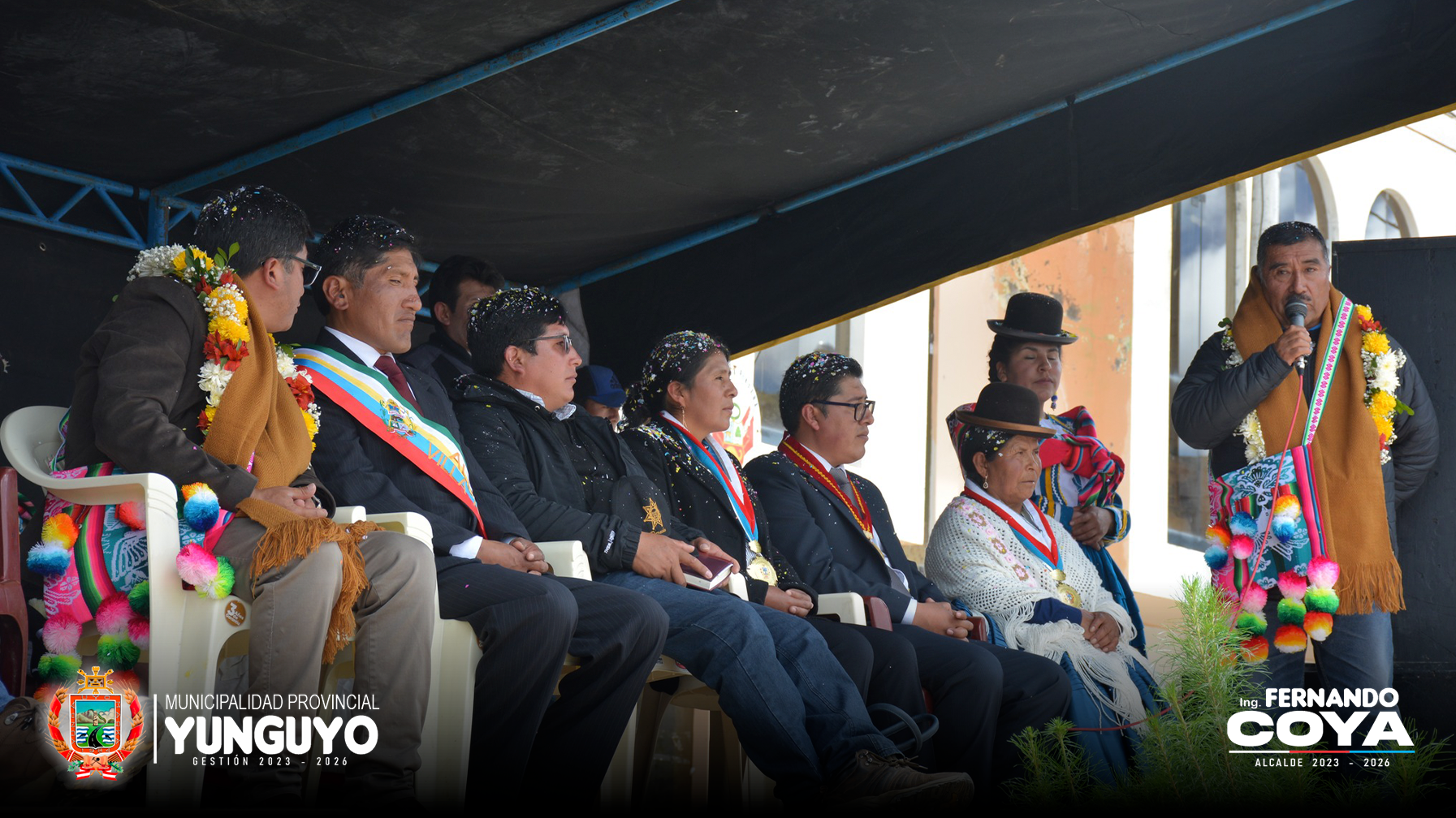 Municipio de Yunguyo y PEBLT realizaron el lanzamiento de plantación de Pinos Hongeros