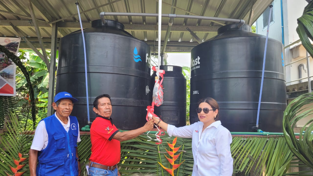 Ministerio de Vivienda inaugura obra de agua y saneamiento en comunidad nativa Payorote de Loreto