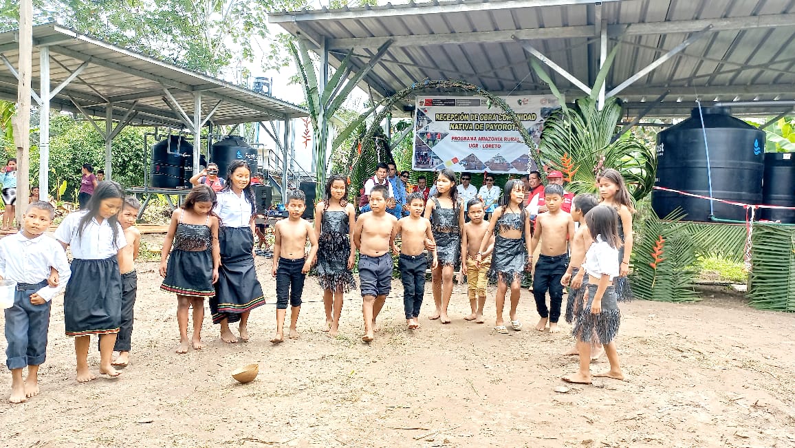 Ministerio de Vivienda inaugura obra de agua y saneamiento en comunidad nativa Payorote de Loreto