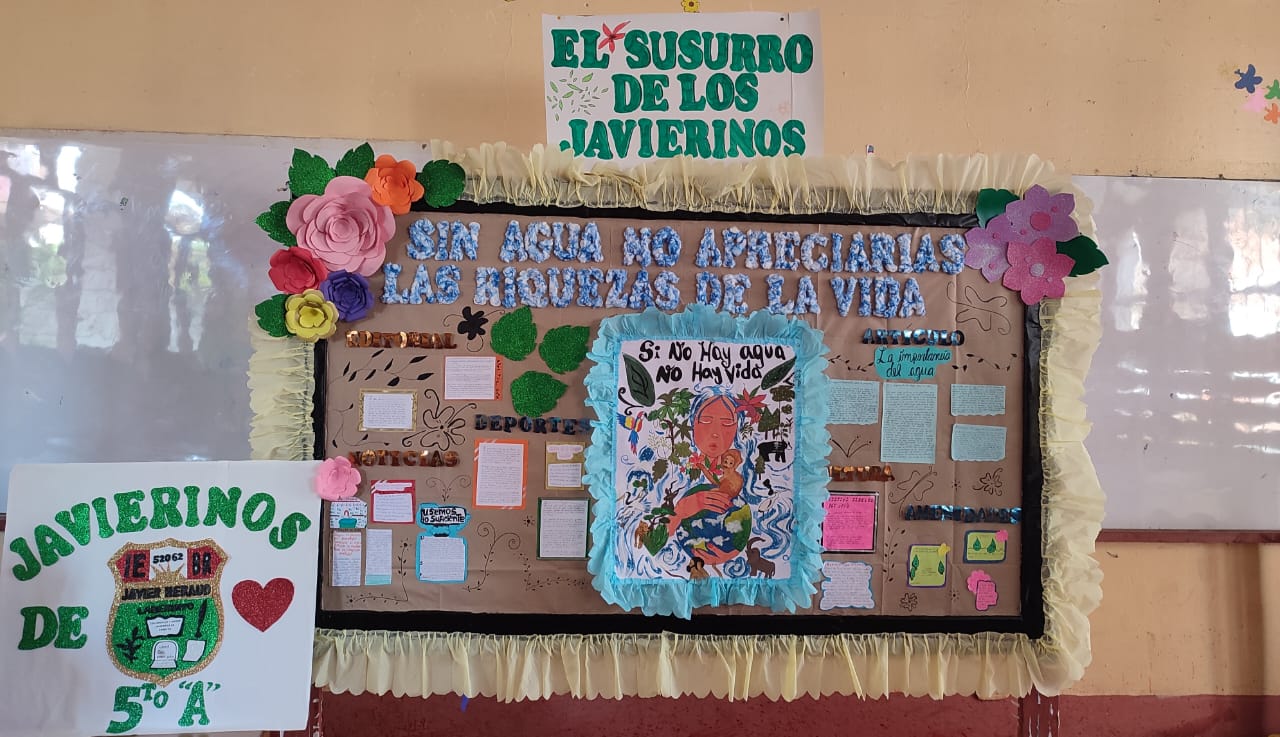 Tercer Lugar: institución educativa Javier Heraud, 5to grado, sección A