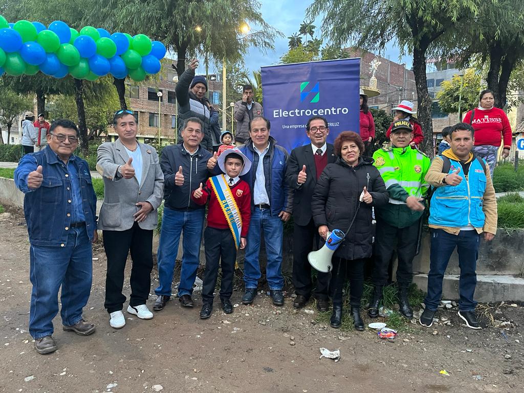 ELECTROCENTRO prioriza instalación de luminarias led en los alrededores de colegios de Justicia, Paz y Vida