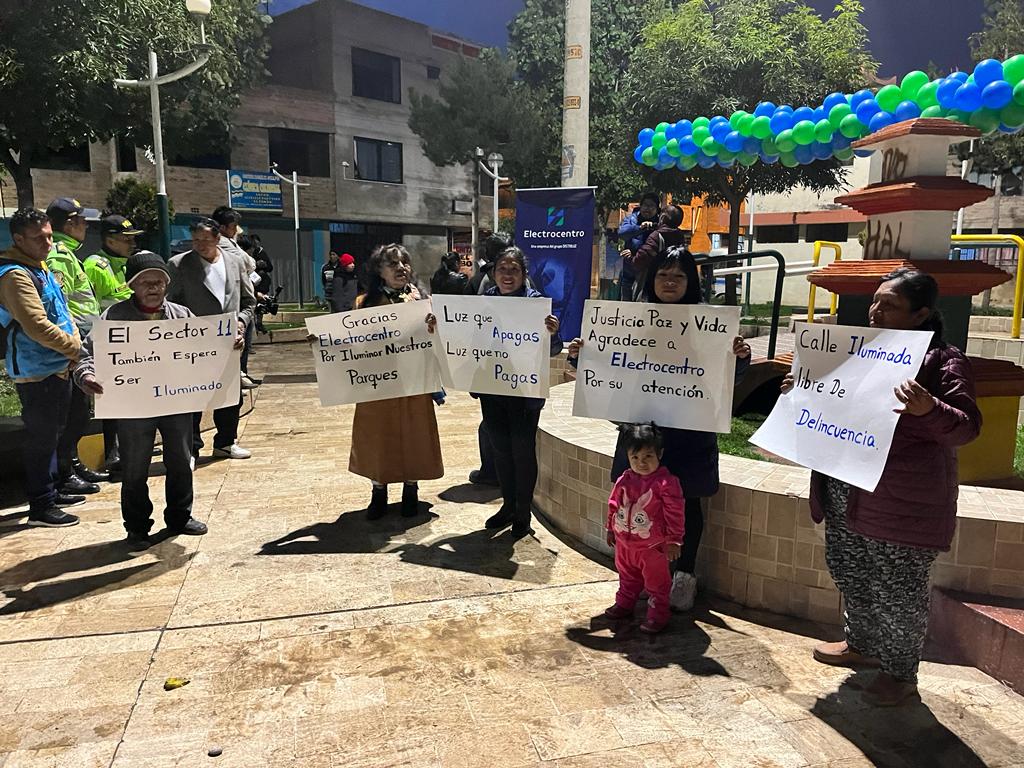 ELECTROCENTRO prioriza instalación de luminarias led en los alrededores de colegios de Justicia, Paz y Vida