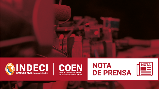 NOTA DE PRENSA N.° 261 - 2023 - INDECI RECOMIENDA MEDIDAS DE PREPARACIÓN ANTE LA OCURRENCIA DE PRECIPITACIONES EN LA COSTA NORTE Y SIERRA 