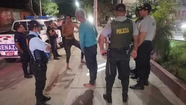 Gracias al trabajo conjunto entre la Policía y Serenazgo se evitó que la sangre llegue al rio