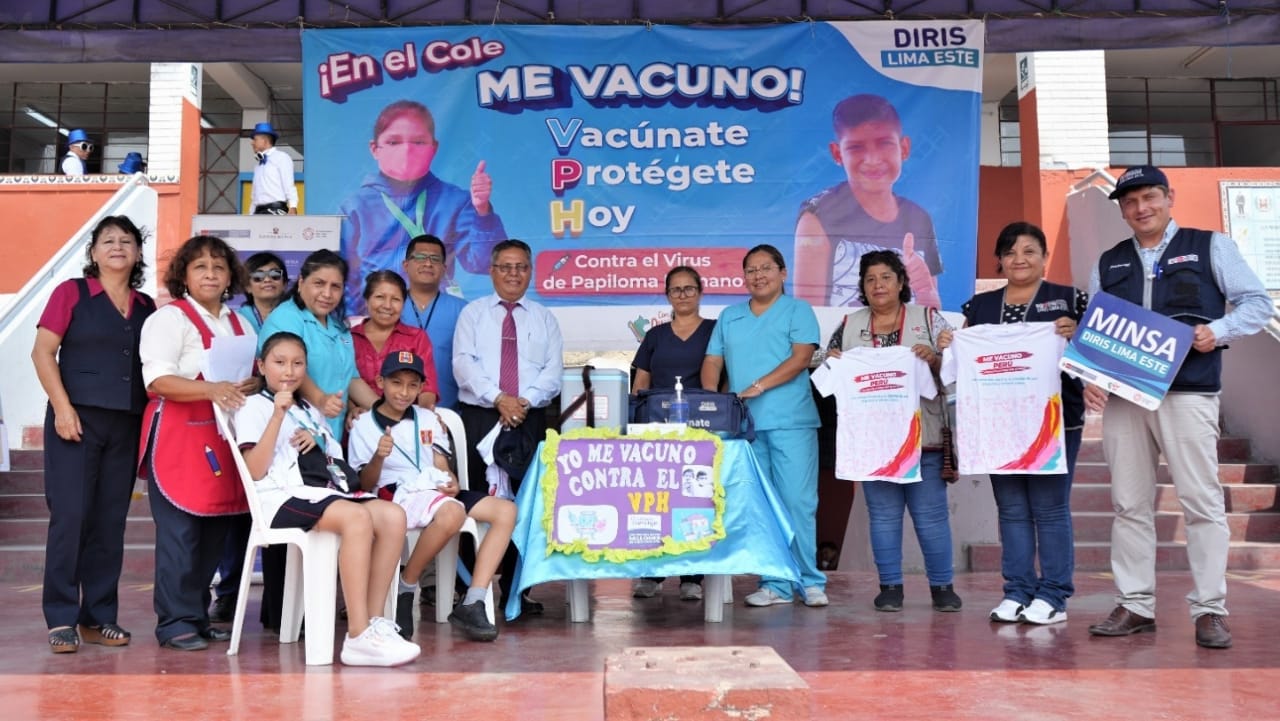 Minsa busca proteger contra el virus del papiloma humano a más de 25 000 niñas y niños de Lima este