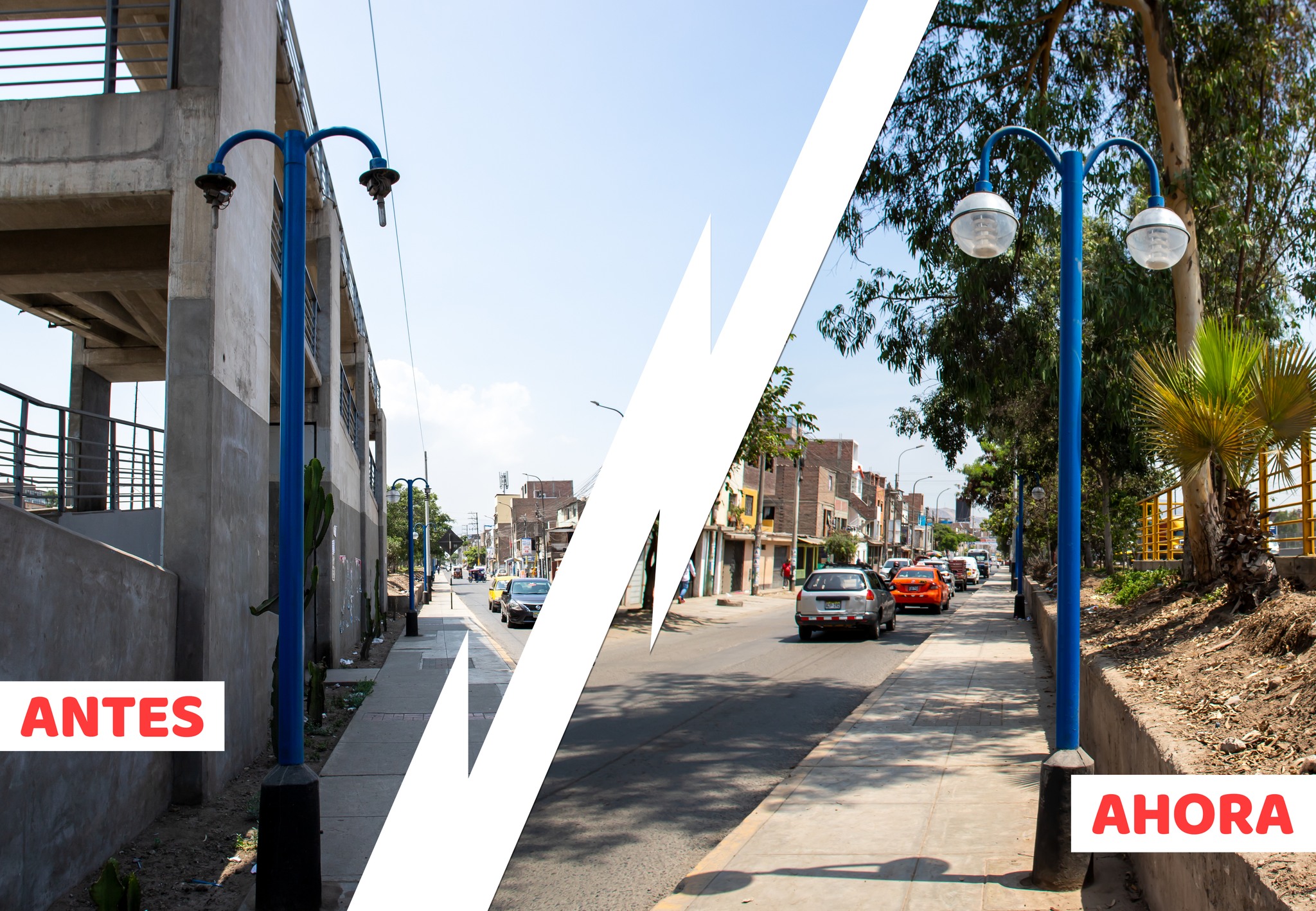 La seguridad de nuestros vecinos es nuestra principal preocupación. Por eso, nuestro personal de mantenimiento ha realizado el cambio de alumbrado público en la Av. 1 de mayo, para garantizar una iluminación más efectiva y segura en nuestro distrito.