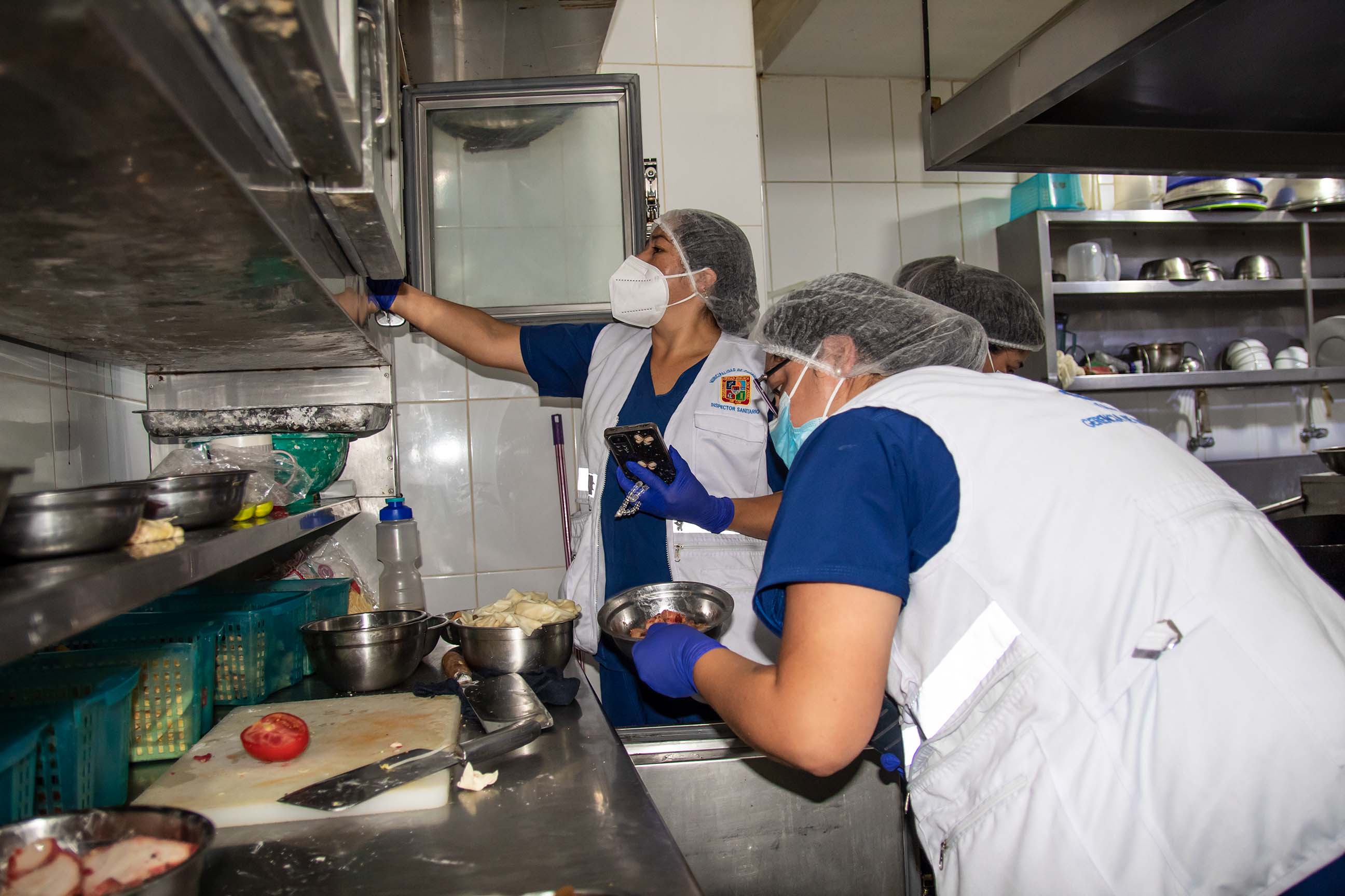 Inspectoras sanitarias de la Municipalidad de Chorrillos