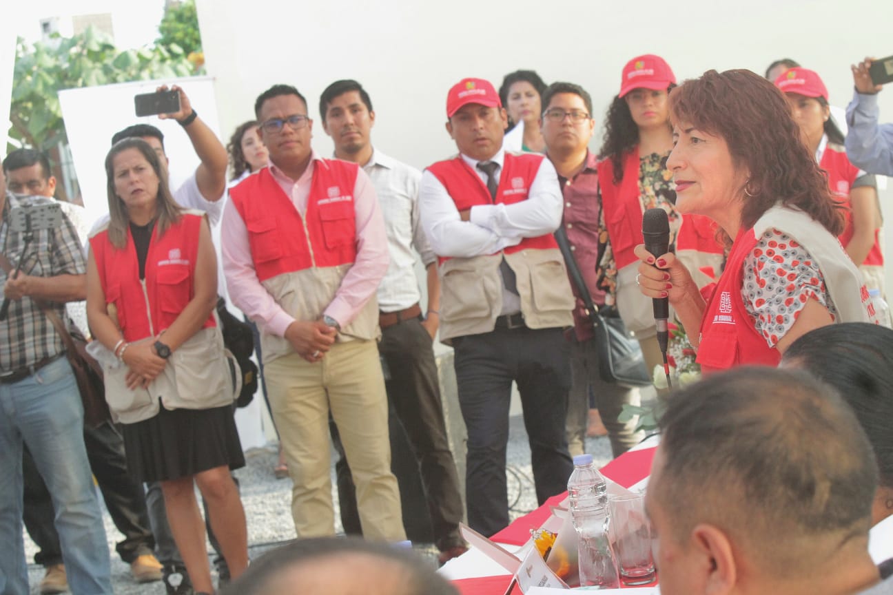 Gobernadora Rosa Vásquez inaugura centro de Emisión de Licencia de Conducir en la provincia de Cañete
