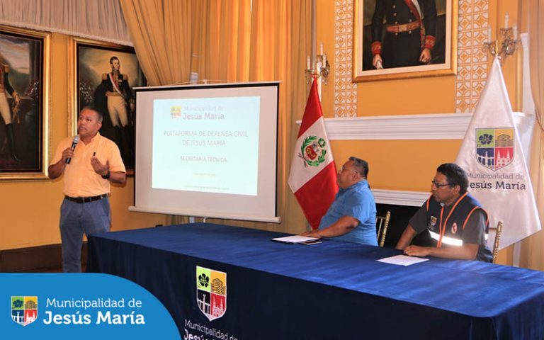Gerencia de Seguridad Ciudadana ⛑️ mantiene reuniones permanentes con el equipo de la Gerencia de Sostenibilidad, la 🚓 Policía Nacional y los 🚒 Bomberos del distrito