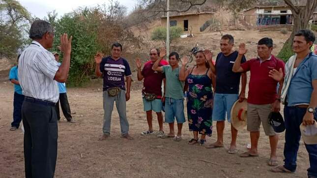 Juramentación de productores agropecuarios