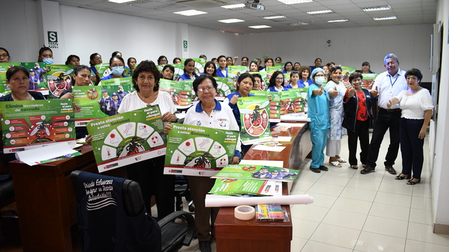 Geresa Lambayeque sigue impulsando trabajo de agentes comunitarios en salud