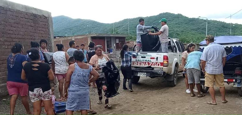 Ayuda humanitaria en La Alberca