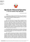 Vista preliminar de documento RDE n.° 062-2023-MINEDU-VMGI-PRONABEC