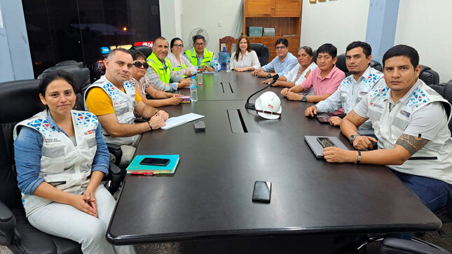 Sostuvimos reunión con Municipalidad Provincial de Padre Abad sobre proyecto de la IE Fernando Carbajal